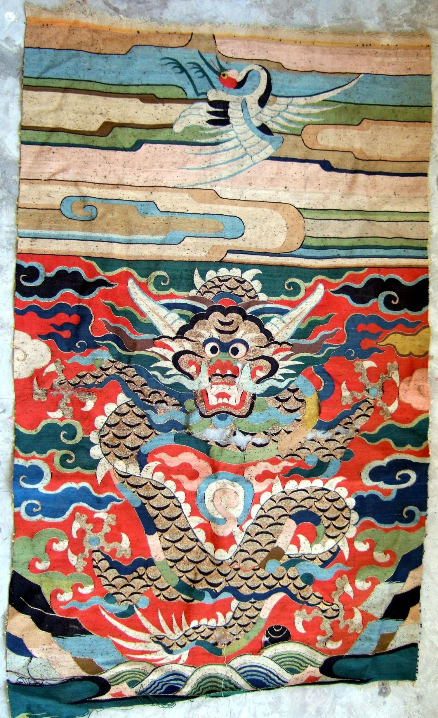 缂丝团龙