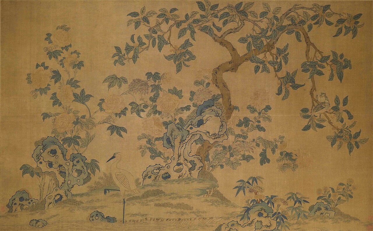 缂丝花鸟图