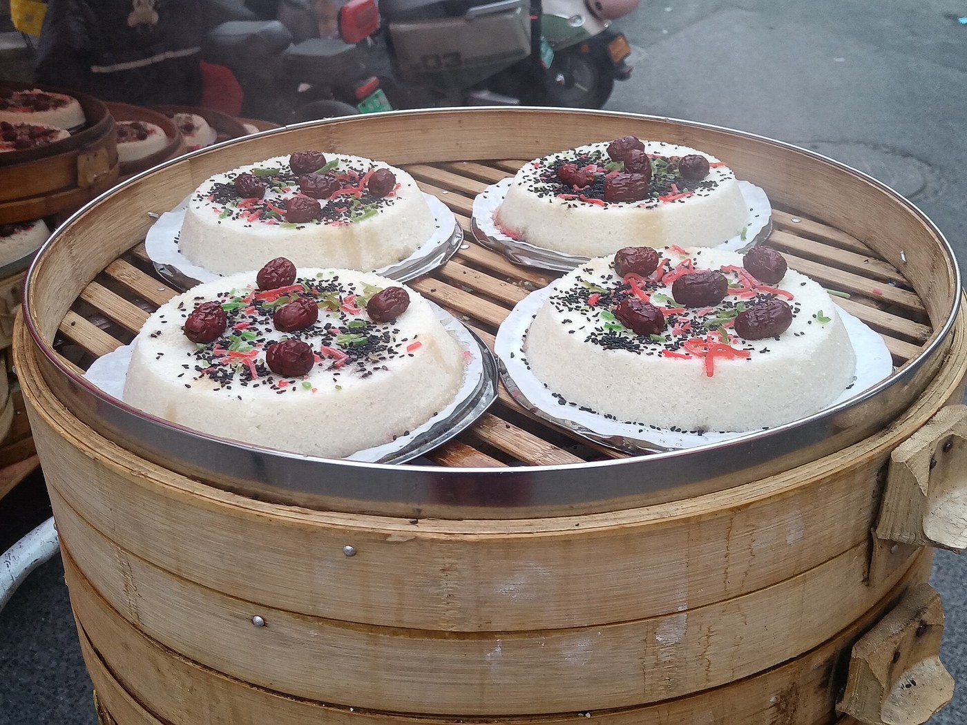 刚出笼的重阳糕