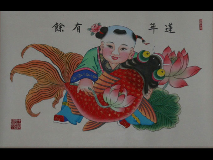 杨柳青年画｜一张画，怎么贴红了四百年